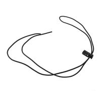 Sangle de lunettes de natation avec triple cordon de verrouillage, bande élastique pour plus de stabilité et de confort dans les sports nautiques, 114 cm (noir)