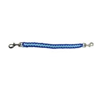 Sangle de maintien de leçon, crochet à clip en métal, aide à la selle avec tresse en nylon bleu, accessoire d ' équilibre de pour l ' entraînement quotidien, poignée de maintien équestre de 39 cm,