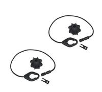 Sangle de Maintien pour Plage arrière de pour VW Tiguan 2008-2018, Noire satinée, avec Petite Boule et Fixation par Corde 5N0863447