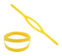 Sangle de masque de plongée en silicone haute élasticité réglable pour la plongée avec tuba, ajustement sûr, joint confortable, équipement de sport sous-marin, noir (jaune)