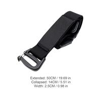 Sangle De Matelas De Couchage, Pratique À Transporter, Couleur Noire, Sangles Pour Armes À Feu, Sangle Utilitaire, Assemblage Flexible, Pour L'emballage Intérieur Et Extérieur De La Maison, Le Camping