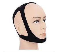 Sangle De Menton Anti-Ronflement Et Ceinture De Maintien De La Mâchoire, Velcro Réglable Non-Sliding Off Confortable, Respirant, Tissu