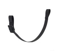 Sangle de menton réglable pour casque de hockey sur glace avec bouton-pression unique pour un ajustement constant et une stabilité du casque pendant le jeu (noir)