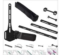 Sangle de montage de porte-bidon de vélo Portaledge XE avec changement de bouteille B-Rad pour outils, composants de chambres à air Wolf DOGBONE