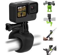 ° Sangle de Montage pour Caméra 360 Bande Flexible pour Guidon de Vélo Moto Tube Barre Rouleau Bâton Pôle Ski Accessoires pour GoPro Max Hero 12 11 10 9 Insta360 X3 DJI Action 3 4 Osmo Pocket