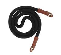 Sangle de Montage Universelle pour Appareil Photo DSLR SLR MFTMiroir, Corde Ronde de 100 Cm, Dragonne D'épaule de Cou (Black)
