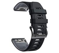 Sangle de montre de monotage en silicone en silicone pour Garmin Fenix 5S 5 5X plus 6S 6 6x Pro Smart Bracelet 20 22 26 mm Fitule rapide Fix Easy