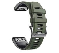 Sangle de montre de monotage en silicone en silicone pour Garmin Fenix 5S 5 5X plus 6S 6 6x Pro Smart Bracelet 20 22 26 mm Fitule rapide Fix Easy
