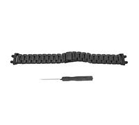 Sangle de Montre de Remplacement, Taillez Les Sangles de Montre Fermées Fermées à Usage Quotidien (Black)
