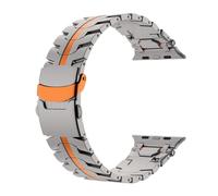 Sangle de montre en acier inoxydable Explorez la bande de métal de fer Iron-Man pour la bande S10 46mm S10 42 mm Ultra 49 mm 45 mm 44 mm Bands de surveillance