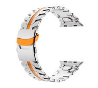 Sangle de montre en acier inoxydable Explorez la bande de métal de fer Iron-Man pour la bande S10 46mm S10 42 mm Ultra 49 mm 45 mm 44 mm Bands de surveillance