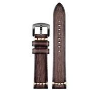 Sangle de montre en cuir authentique faite à la main 20 mm 22 mm 24 mm pour Rolex Citizen Mido Watch Band Brown Bleu Green Green