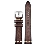 Sangle de montre en cuir authentique faite à la main 20 mm 22 mm 24 mm pour Rolex Citizen Mido Watch Band Brown Bleu Green Green