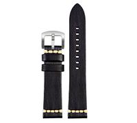 Sangle de montre en cuir authentique faite à la main 20 mm 22 mm24 pour Citizen Omega Mido GT Men's Watch Band Brown Blue Green Green