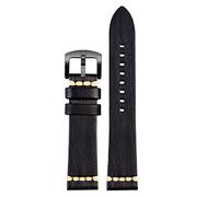 Sangle de montre en cuir authentique faite à la main 20 mm 22 mm24 pour Citizen Omega Mido GT Men's Watch Band Brown Blue Green Green