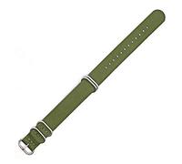 Sangle de montre en nylon arc-en-ciel coloré 18 mm 20 mm 22 mm 24 mm tissu sangle en nylon Boucle de boucle / 18 mm/gris