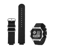 Sangle de montre en toile Ajustement 18 mm pour la boîte AE1200 / 1300/1000 W-219 Band de montre en nylon modifié Bracelet de bracelet masculin