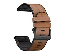 Sangle de montre QuickFit pour Garmin Fenix 7 7x 6 6x Pro 5x 5 Plus 3HR 935 945 S60 Véritable montre intelligente en silicone en cuir 22 mm 26 mm
