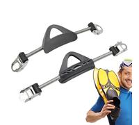 Sangle de palmes de plongée, 1 paire de sangles à ressort en acier inoxydable, accessoires de boucle de sangle à ressort, équipement de plongée pour plongée en apnée, plongée en apnée, natation