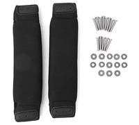 Sangle de pied noire pour planche de kitesurf, sangle de pied, 2 pièces | Sangle de pied de planche de surf de kitesurf, ceinture de fixation de pied de kiteboard pour le surf, la planche à voile