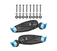 Sangle de pied pour skateboard, sangle de support de pied debout, bande de fixation sécurisée, accessoire de fixation avec fixations de pied à enfiler avec serrure réglable