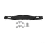 Sangle de poignée d'ampli de guitare en cuir marron avec vis pour enceinte Fender 224 mm (noir)