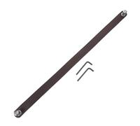 Sangle de Poignée en Cuir Pu pour Seau de Bain de Pieds | Lot de 1 Set de Set, Vis et Clés D’installation Incluses, Prise Confortable et Résistance à L’usure