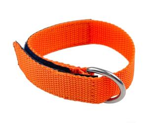 Sangle de poignet en nylon de qualité marine pour caméras sous-marines et lumières avec ajustement réglable pour sports de plongée Rose (orange)