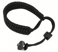 Sangle de poignet en nylon noir réglable avec vis 1/4" - Compatible avec Insta360, GoPro, Nikon, Canon, Olympus DSLR et stabilisateurs de smartphone, accessoires photo | Sangle de poignet réglable | S