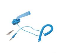 Sangle de poignet ESD réglable pour éliminer l'électricité statique sur le corps humain avec construction légère de 45 g et tresse conductrice optimisée pour le contact avec la peau