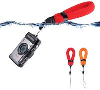 Sangle de Poignet pour Appareil Photo Flottant Sangle de Flotteur de Téléphone Etanche pour GoPro 9 8 Olympus TG-7 TG-6 TG-5 TG-4 Fuji Fujifilm XP140 XP130 XP120 XP90 XP80, Rouge et Orange