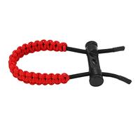 Sangle de Poignet pour Arc de Tir à L'arc, Dragonne Colorée pour Arc Composé, Cordon de Corde Tressé, Cordon de Corde Tressé en Nylon Réglable, Accessoire et équipement de Tir à L'arc(Rouge)
