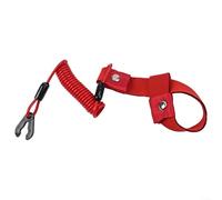 Sangle de poignet pour bateau à moteur avec interrupteur de sortie de flamme pour moteurs hors-bord conçue pour résister aux environnements aquatiques difficiles et aux situations d'urgence