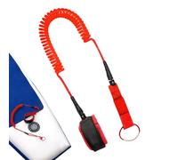 Sangle de poignet pour planche de paddle - 200 g - Lanière enroulée en nylon TPU pour planche de surf - Cordon de sécurité de 7 mm d'épaisseur - Cordon enroulé extensible pour planches à pagaie