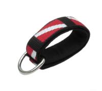 Sangle de poignet réglable avec sangle en nylon, anneau en D en acier inoxydable 316 pour sécuriser les lumières de plongée caméra de plongée (drapeau 33 x 3 cm)