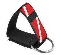Sangle de poignet réglable en nylon résistant à la rouille et anneau en D en acier inoxydable 316, légère pour plongée en apnée, plongée libre, sports nautiques, deux tailles, 33 x 3 cm, 37 x 4 cm