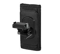 Sangle de poitrine à fixation sécurisée - Clip de fixation pour sac à dos - Pour la stabilité de la caméra d'action pendant les activités intenses - Noir