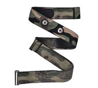 Sangle de poitrine de rechange pour moniteur de fréquence cardiaque Polar H10 H9 H7, Garmin, Wahoo TICKR, Coospo, Powr Labs, Mo-Fit (camouflage vert)