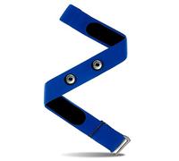 Sangle de poitrine de rechange pour moniteur de fréquence cardiaque Polar H10 Polar H9 Polar H7, réglable HRM douce compatible avec capteur de fréquence cardiaque Polar (bleu)