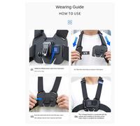 Sangle de poitrine de style gilet à dégagement rapide pour photographie