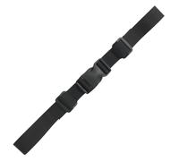 Sangle de poitrine pour cartable, multifonction, réglable, sangle de poitrine noire pour randonnée, camping, aventures, randonnée, Noir , Refer to description
