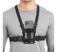 Sangle de poitrine pour téléphone portable - support de poitrine - harnais Smartphone - Bodycam