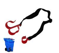 Sangle De Poubelle À L’épreuve Des Ours | Bandes De Couvercle De Poubelle Réglables Pour L'extérieur | Sangle De Verrouillage Pour Poubelle D'extérieur | Accessoire Sécurité Idéal Pour Animaux, Vent &