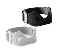 Sangle de précision - Sangle de genou réglable pour tendon rotulien avec rembourrage en forme de 8 et compression à 360°, sangles de support en silicone pour coussin d'air pour genou (2-H)