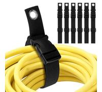 Sangle de rallonge électrique | Attaches pour câbles - Support À Boucle Verrouillable Ajustable Pour Câbles Tuyaux Cordes Accessoires Garage Rv Intérieur Jardin Extérieur