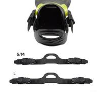 Sangle de rechange en caoutchouc avec ajustement réglable pour la natation et la plongée, conçue pour résister aux conditions sous-marines et améliorer la performance des palmes (L )