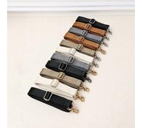 Sangle de rechange réglable, sac bandoulière monobretelle de couleur unie, accessoire de voyage multifonctionnel DIY Boucle beige-argent,Boucle kaki-argent,Boucle noir-argent,Boucle gris-argent,Boucle