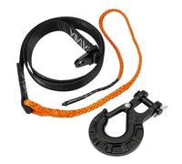Sangle de récupération - Rallonge de treuil pour tout-terrain | Sangle robuste avec attache d'attelage pour l'extérieur, la boue, l'agriculture, le camion, l'atterrissage, la motoneige, la remorque et