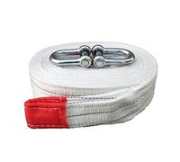 Sangle de remorquage, Charge de 5/7/9 mètres, 5/10/15 tonnes de remorque de Voiture, câble de remorquage de Sangle de Corde de remorquage avec Crochets, Outil de véhicule d'urgence(15T-10m)