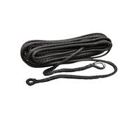 Sangle de Remorquage Corde de treuil synthétique Noire, 26m x 9.5mm, Protection Contre Les Roches pour Voiture de récupération Tout-Terrain, ATV UTV, Chasse-Neige Corde de remorquage
